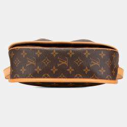 Pre Owned Louis Vuitton Brown Monogram Menilmontant PM