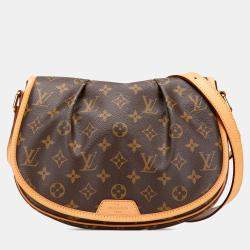 Pre Owned Louis Vuitton Brown Monogram Menilmontant PM