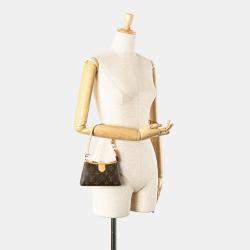 Pre Owned Louis Vuitton Brown Monogram Mini Delightful Pochette