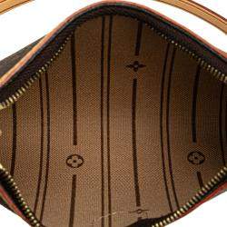 Pre Owned Louis Vuitton Brown Monogram Mini Delightful Pochette