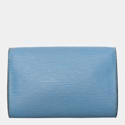 Pre Owned Louis Vuitton Blue Epi Louise PM Crossbody Bag