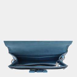 Pre Owned Louis Vuitton Blue Epi Louise PM Crossbody Bag