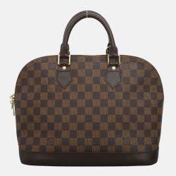 Louis Vuitton Brown Damier Ebene Alma PM Bag