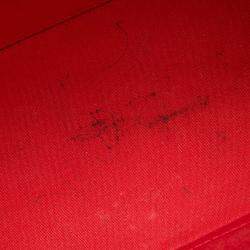Pre Owned Louis Vuitton Red Monogram Vernis Alma BB