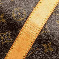 Louis Vuitton Brown Monogram Keepall Bandouliere 55