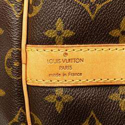Louis Vuitton Brown Monogram Keepall Bandouliere 55