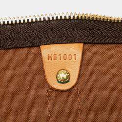 Louis Vuitton Brown Monogram Keepall Bandouliere 55