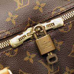 Louis Vuitton Brown Monogram Keepall Bandouliere 55