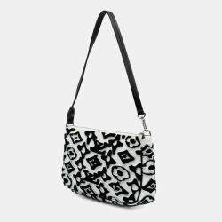 Louis Vuitton Black/White Urs Fischer Monogram Pochette Accessories