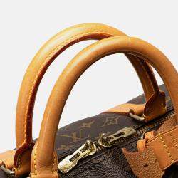 Louis Vuitton Brown Monogram Keepall Bandouliere 55
