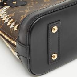 Louis Vuitton Monogram Canvas Macassar Studded Alma BB Bag