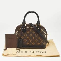 Louis Vuitton Monogram Canvas Macassar Studded Alma BB Bag