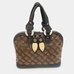 Louis Vuitton Black Monogram Canvas Limited Edition Eclipse Alma Bag