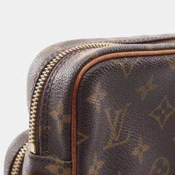 Pre Owned Louis Vuitton Brown Monogram Canvas Amazon Shoulder Bag