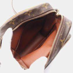 Pre Owned Louis Vuitton Brown Monogram Canvas Amazon Shoulder Bag
