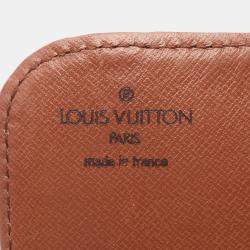 Pre Owned Louis Vuitton Brown Monogram Canvas Cartouchiere GM Shoulder Bag