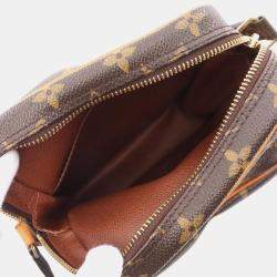 Pre Owned Louis Vuitton Brown Monogram Canvas Amazon Shoulder Bag