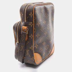 Pre Owned Louis Vuitton Brown Monogram Canvas Amazon Shoulder Bag