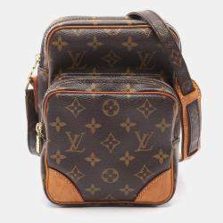 Pre Owned Louis Vuitton Brown Monogram Canvas Amazon Shoulder Bag