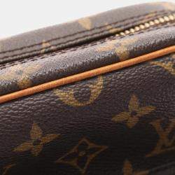 Pre Owned Louis Vuitton Brown Monogram Canvas Amazon Shoulder Bag