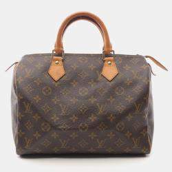 Louis Vuitton Brown Monogram Canvas Speedy 30 Handbag