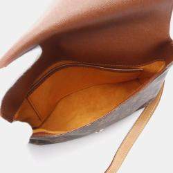 Louis Vuitton Brown Monogram Canvas Musette Tango Short Strap Shoulder Bag