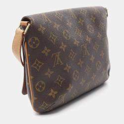 Louis Vuitton Brown Monogram Canvas Musette Tango Short Strap Shoulder Bag