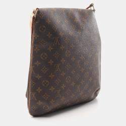 Pre Owned Louis Vuitton Brown Monogram Canvas Musette Shoulder Bag