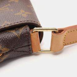 Pre Owned Louis Vuitton Brown Monogram Canvas Musette Shoulder Bag