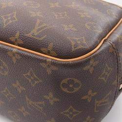 Pre Owned Louis Vuitton Brown Monogram Canvas Deauville Bowling Vanity Handbag
