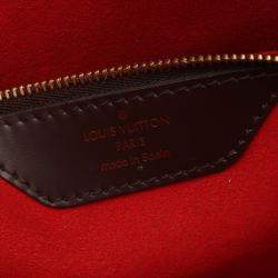 Pre Owned Louis Vuitton Brown Damier Ebene Canvas Hampstead MM Tote Bag