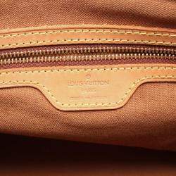 Pre Owned Louis Vuitton Brown Monogram Canvas Cabas Piano Shoulder Bag
