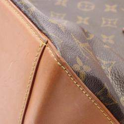 Pre Owned Louis Vuitton Brown Monogram Canvas Cabas Piano Shoulder Bag