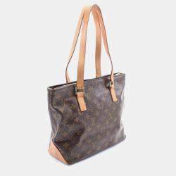 Pre Owned Louis Vuitton Brown Monogram Canvas Cabas Piano Shoulder Bag