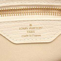 Pre Owned  Louis Vuitton Beige Dune Monogram Mini Lin Bucket PM Handbag