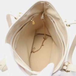 Pre Owned  Louis Vuitton Beige Dune Monogram Mini Lin Bucket PM Handbag