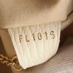 Pre Owned  Louis Vuitton Beige Dune Monogram Mini Lin Bucket PM Handbag