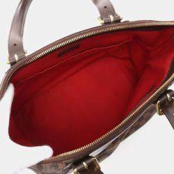 Pre Owned Louis Vuitton Brown Damier Ebene Canvas Verona GM Shoulder Bag