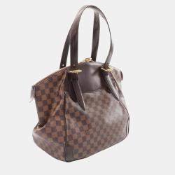 Pre Owned Louis Vuitton Brown Damier Ebene Canvas Verona GM Shoulder Bag