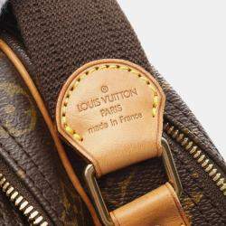Pre Owned Louis Vuitton Brown Monogram Canvas Reporter GM Shoulder Bag