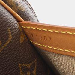 Pre Owned Louis Vuitton Brown Monogram Canvas Reporter GM Shoulder Bag