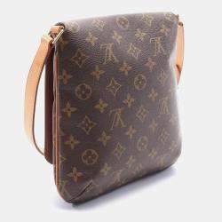 Pre Owned Louis Vuitton Brown Monogram Canvas Musette Salsa Short Strap Shoulder Bag