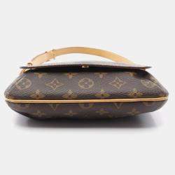 Pre Owned Louis Vuitton Brown Monogram Canvas  Musette Salsa Short Strap Shoulder Bag 