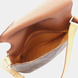 Pre Owned Louis Vuitton Brown Monogram Canvas  Musette Salsa Short Strap Shoulder Bag 