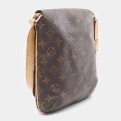Pre Owned Louis Vuitton Brown Monogram Canvas  Musette Salsa Short Strap Shoulder Bag 