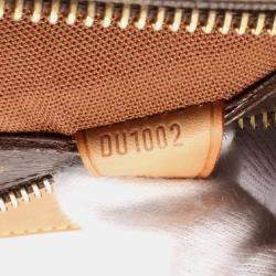 Pre Owned Louis Vuitton Brown Monogram Canvas  Cabas Piano Shoulder Bag