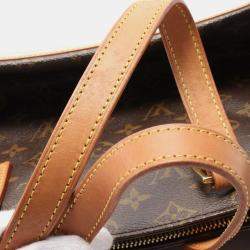Pre Owned Louis Vuitton Brown Monogram Canvas  Cabas Piano Shoulder Bag