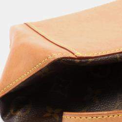Pre Owned Louis Vuitton Brown Monogram Canvas  Cabas Piano Shoulder Bag