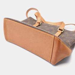 Pre Owned Louis Vuitton Brown Monogram Canvas  Cabas Piano Shoulder Bag