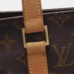 Pre Owned Louis Vuitton Brown Monogram Canvas Cabas piano Shoulder Bag